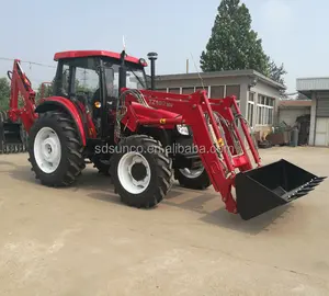 High Quality ! YTO 704 Tractor 70 hp 4WD Farm Tractor with implements