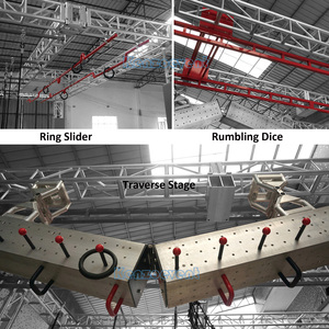 Parcours d'obstacles intérieur pour enfants guerrier ninja avec structure en aluminium - Product Image 3