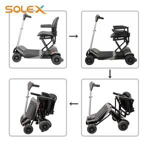 Al por mayor aprobación CE 24 V/12AH al aire libre plegable eléctrico <span class=keywords><strong>movilidad</strong></span> <span class=keywords><strong>scooter</strong></span> discapacitados - Product Image 6