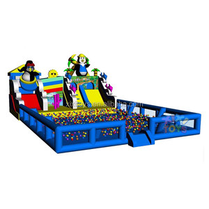 Trẻ Em Ngoài Trời <span class=keywords><strong>Inflatable</strong></span> Ball Pit Sân Chơi, Lớn <span class=keywords><strong>Inflatable</strong></span> Slide <span class=keywords><strong>Fun</strong></span> <span class=keywords><strong>City</strong></span> Cho Trẻ Em Sự Kiện - Product Image 1