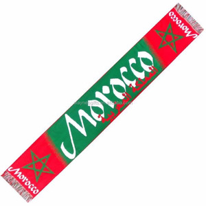 Bufanda deportiva <span class=keywords><strong>de</strong></span> fútbol personalizada, pañuelo <span class=keywords><strong>de</strong></span> punto marroquí - Product Image 1