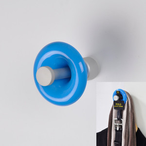 ตะขออลูมิเนียมเดี่ยวสีเงินเสื่อทรงฮอร์นติดผนังที่ดีที่สุด - Product Image 4