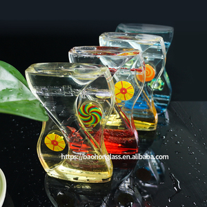 Timer di movimento a clessidra con olio liquido di colore dinamico per giocattolo per bambini