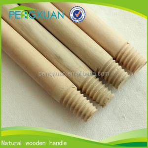 Comercio al por mayor de largo palo de escoba de madera natural para escoba - Product Image 3
