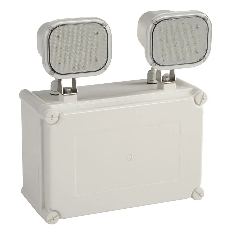 IP65 Wasserdichte Twin Spot LED Wiederaufladbare Notfall Licht