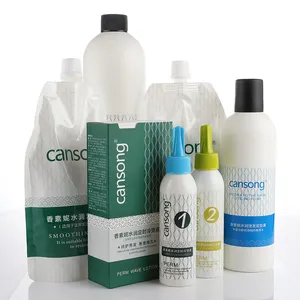 Best selling products harmless acid cold wave hair perm collagen hair hot perm lotion cream soft dry curl