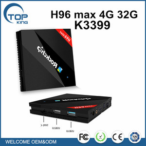 Octa core ott tv box h96 max 802.11 ac/<span class=keywords><strong>n</strong></span>/g/b 2.4G/5G wifi android 6.0 tv box rk3399 tv box - Product Image 1