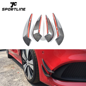 Alerones Delanteros de Fibra de Carbono Pura para Mercedes CLA250 CLA45 <span class=keywords><strong>AMG</strong></span> 13-18 - Product Image 1