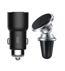 Versión global Roidmi 3S Cargador de coche Música 4,2 USB Puerto dual Android IOS Cargador de coche compatible - Product Image 4