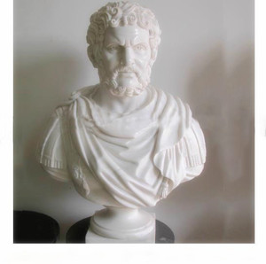 Carved <strong>Roman</strong> Emperor Caracalla <strong>Marble</strong> <strong>Bust</strong>