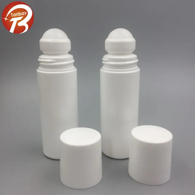 Wadah Deodoran Botol Roll On Kosmetik 3OZwhite 90ML