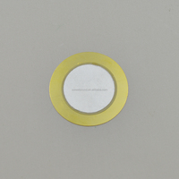 Toptan piezo seramik eleman yuvarlak 344khz 8mm piezoelektrik buzzer disk