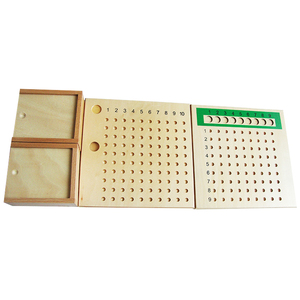 Tablero de multiplicación y división Montessori para niños, ayuda para enseñanza de matemáticas - Product Image 2