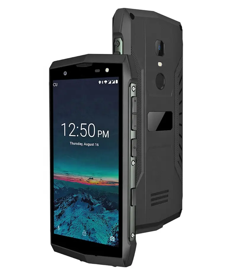 Nhà Máy Giá Rẻ Nhất Highton 5 Inch Android 4 Gam LTE Dual Camera Vân Tay IP68 NFC PTT Rugged Điện Thoại Thông Minh, Điện Thoại Thông Minh Không Thấm Nước