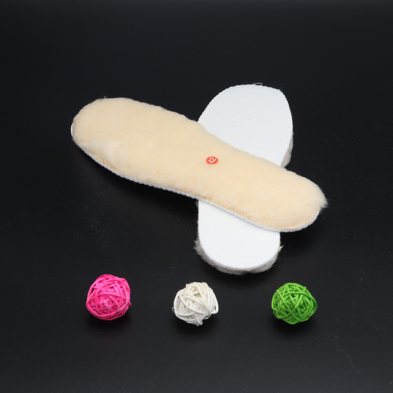 Высочайшее качество теплый коврик для ног кожа ягненка обувь на меху стельки