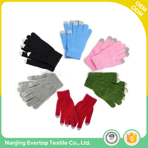 Nuevo colorido mantener caliente al por mayor de punto guantes de la mano para <span class=keywords><strong>el</strong></span> invierno al aire libre - Product Image 1