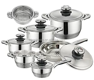 Stainless Steel Metal Type And Metal Material Cookware Set