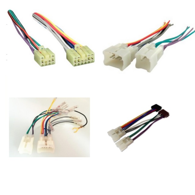 Auto Automobile 16 Pin Stereo Wire Harness 16Pin Adapter ISO 16P for Toyota