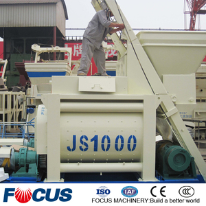 Twin-SHAFT Betonniere/Mixer Beton 1000L Per Batch-dengan ISO9001 Sertifikasi - Product Image 2
