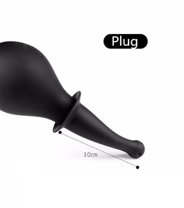 Enema <span class=keywords><strong>ducha</strong></span> vaginal Butt plug anal culo coño Cleaner juguetes sexuales - Product Image 3