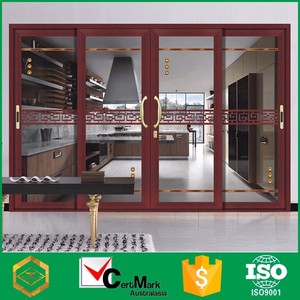 Belle <span class=keywords><strong>anti</strong></span> <span class=keywords><strong>bruit</strong></span> coulissante plancher au plafond de verre portes - Product Image 1