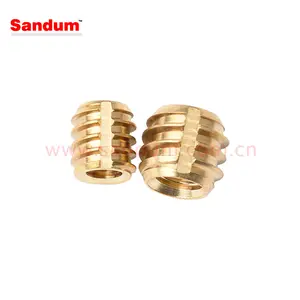 Brass Self Tapping Threaded Inserts M4 M5 M6