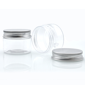 Bán Buôn Vòng 30Ml <span class=keywords><strong>40Ml</strong></span> 50Ml 100Ml 80 Gam Cấp Thực Phẩm 60Ml 80Ml Nhựa Mason Container PET Nhựa Chum Với Nhôm Vít Nắp - Product Image 5