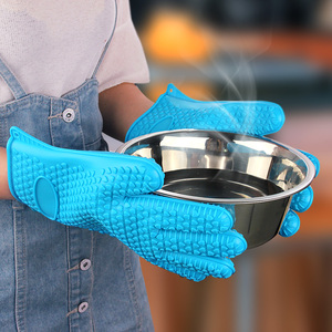 Gants <span class=keywords><strong>de</strong></span> <span class=keywords><strong>cuisine</strong></span> pour barbecue, résistant à l'eau et à la chaleur, antiadhésifs, accessoire <span class=keywords><strong>de</strong></span> cuisson drôle, pour BBQ - Product Image 3