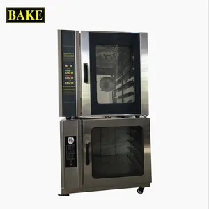 Listrik 3 Phase Bakery Roti Baking Oven Convection Oven dengan Proofer