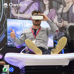 Kualitas Owatch VR Juara Slide 9D VR Simulator Geser Peralatan Hiburan