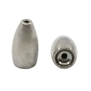 Tungsten bulleting hình dạng Cá trọng lượng Sinker Bass cá bày lật Carolina Giàn Khoan Texas Giàn Khoan đấm Giàn Khoan