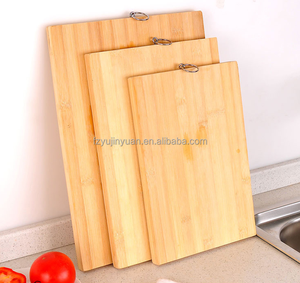 Ensemble de planche à découper en bambou d'acacia, grande poignée personnalisée, rectangle, fournitures de cuisine, couteau de <span class=keywords><strong>boucher</strong></span> en vrac avec des caractéristiques durables - Product Image 1