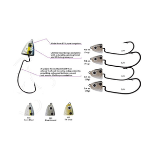 Selco Trung Quốc Thực Hiện <span class=keywords><strong>Tungsten</strong></span> Trọng Lượng <span class=keywords><strong>Tungsten</strong></span> Câu Cá Jig Đầu Với Trọng Lượng Khác Nhau - Product Image 3