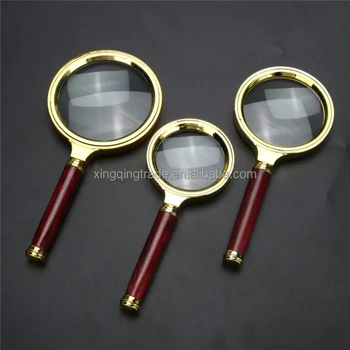 60/70/80mm 10X Portable Handheld Magnifying Glass High Definition Reading Magnifying Glass for Reading Jewelry