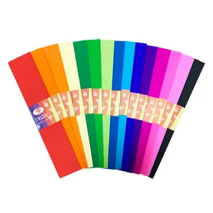 Crepe Paper Factory Price Wholesale Customized Color Craft Wrapping Crepe Paper Best Price