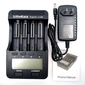 정품 LiitoKala Lii-500 배터리 충전기 18650 26650 AA AAA 배터리 LCD 디스플레이 테스트 배터리 용량 - Product Image 5