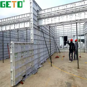 Assembled monolithic structure slab formwork for concrete with frame structure