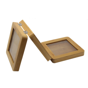 Wooden Factory FSC&amp;BSCI Bamboo Wooden <strong>Double</strong> Side Wedding Wall Mounted <strong>Photo</strong> Picture <strong>Frame</strong> - Product Image 5