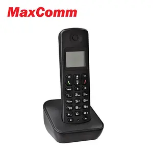 Maxcomm एलसीडी डिस्प्ले DECT पुनः प्रभार्य के साथ ताररहित फोन बैटरी