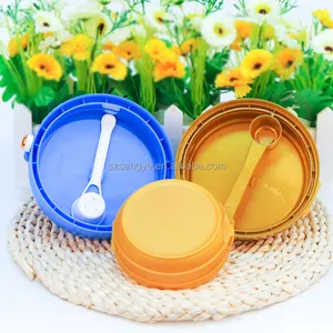 401# colorful milk powder tin can plastic lids with spoon