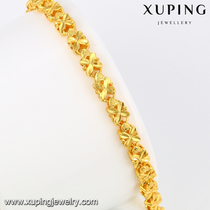 74423 xuping bijoux <span class=keywords><strong>24</strong></span> <span class=keywords><strong>carats</strong></span> <span class=keywords><strong>or</strong></span> <span class=keywords><strong>bracelet</strong></span> à breloques mode <span class=keywords><strong>femme</strong></span> - Product Image 5
