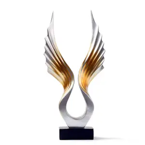 Hot Sale Personalized Handmade crystal wing trophy