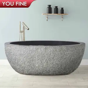 Luxury Natural Stone Hand Carved Granite Marble Bathtub Bathroom Decoration