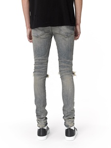 Oem Nieuwe Stijl Bulk Groothandel China Broek Mannen Blauw Gescheurd Private <span class=keywords><strong>Label</strong></span> <span class=keywords><strong>Jeans</strong></span> - Product Image 5