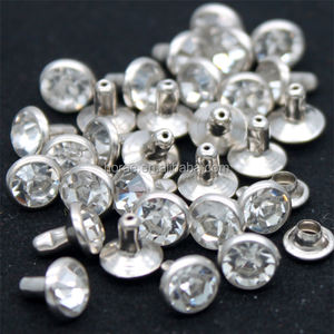 Comercio al por mayor Crystal rhinestone remache broche cierre remache rhinestone <span class=keywords><strong>para</strong></span> la <span class=keywords><strong>ropa</strong></span> y zapatos - Product Image 1