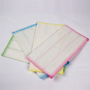 Fiber de bambou de nettoyage plat <span class=keywords><strong>bol</strong></span> pas cher microfibre éponge à laver séchage <span class=keywords><strong>pad</strong></span> petits carrés cuisine tricot plat tissu - Product Image 4