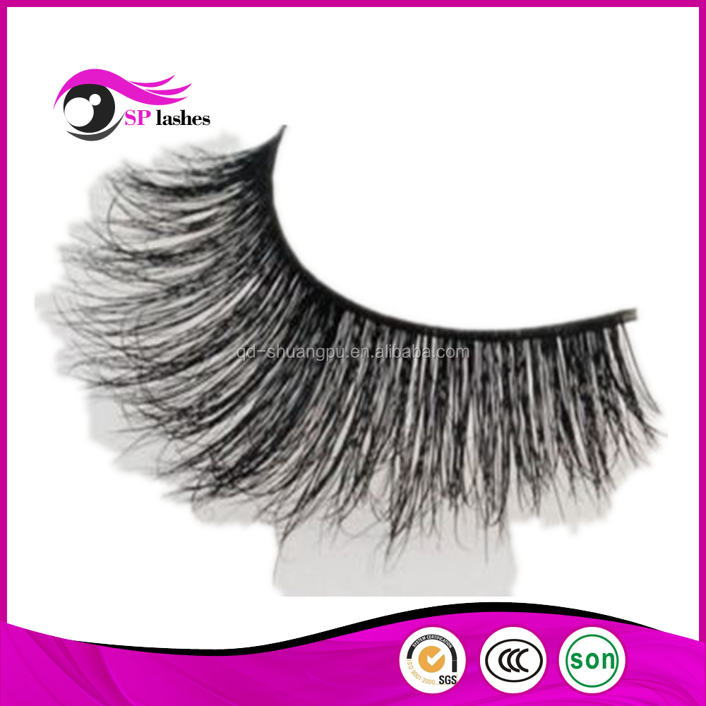 Top Marque Strip Lashes Réel Cheval Faux Cils Cheval Fourrure Cils