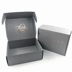 프리미엄 그레이 맞춤형 선물 상자 의류 서클 선물 접는 의류 상자