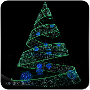 Customized Size Holiday Outdoor PVC Metal Giant <strong>Christmas</strong> <strong>Tree</strong> <strong>Top</strong> Led Star Big Metal Frame <strong>Christmas</strong> <strong>Tree</strong> - Product Image 6