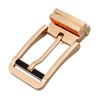 Boucles de ceinture réversibles de 38mm Boucles de ceinture personnalisées de style cadre argenté pour hommes avec style à la mode